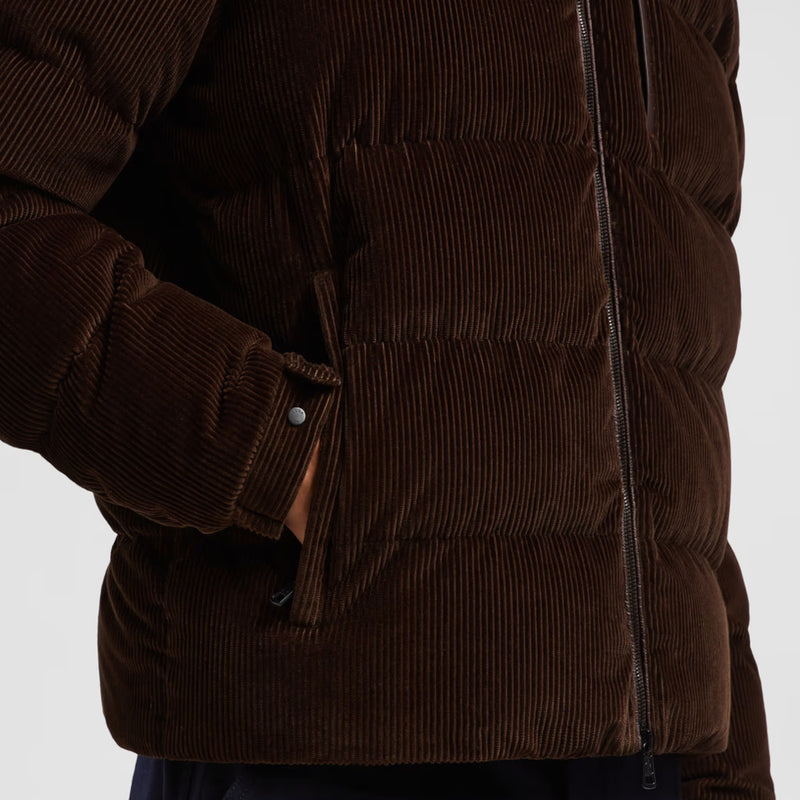 Vederna Corduroy Short Down Jacket