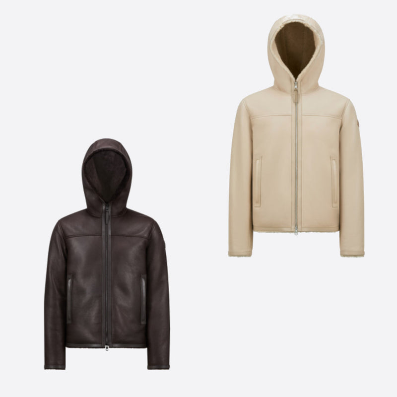 Charnassere Nappa Leather Down Jacket