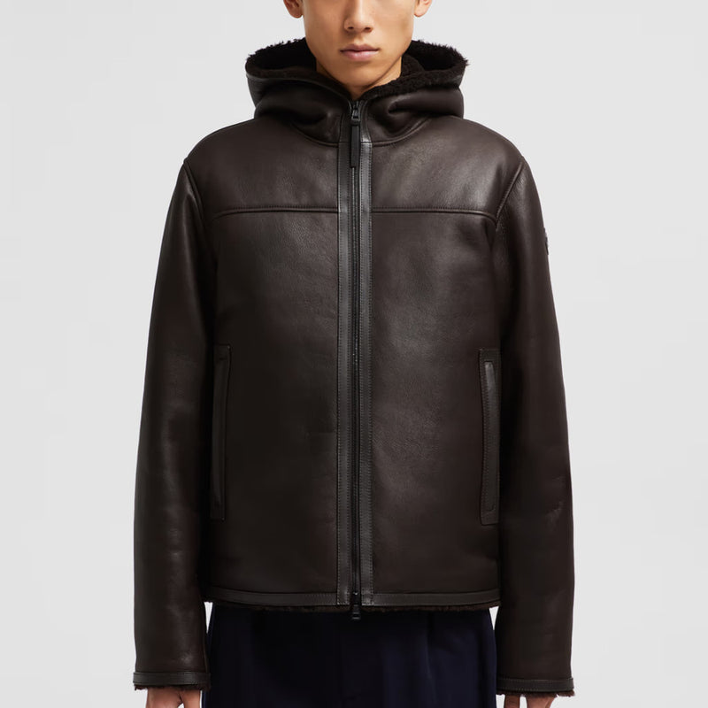 Charnassere Nappa Leather Down Jacket