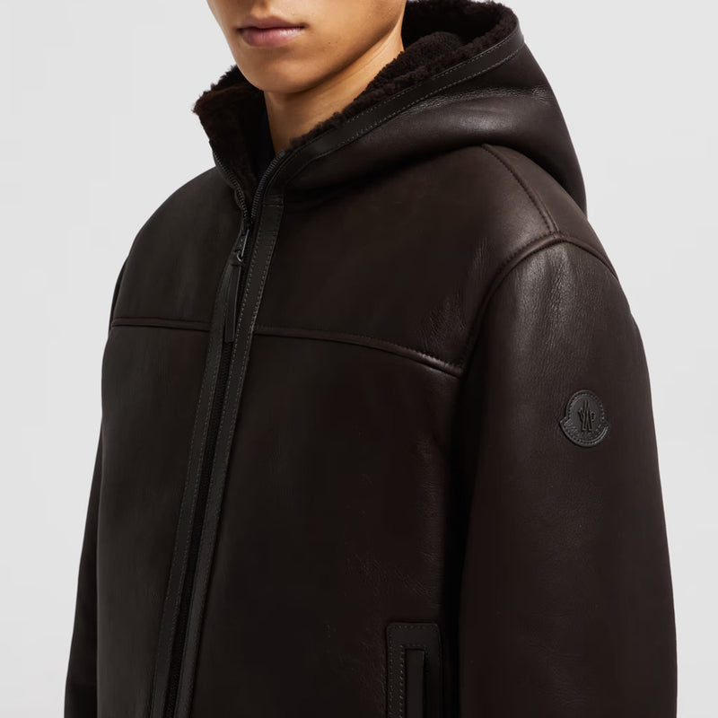 Charnassere Nappa Leather Down Jacket