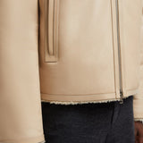 Charnassere Nappa Leather Down Jacket