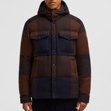 Ladurns Hooded Wool Down Shirt Jacket