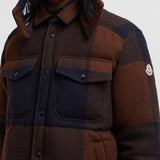 Ladurns Hooded Wool Down Shirt Jacket