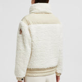 Padded Teddy Zip-Up Cardigan