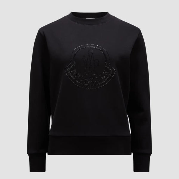 Crystal Logo Cotton Sweatshirt