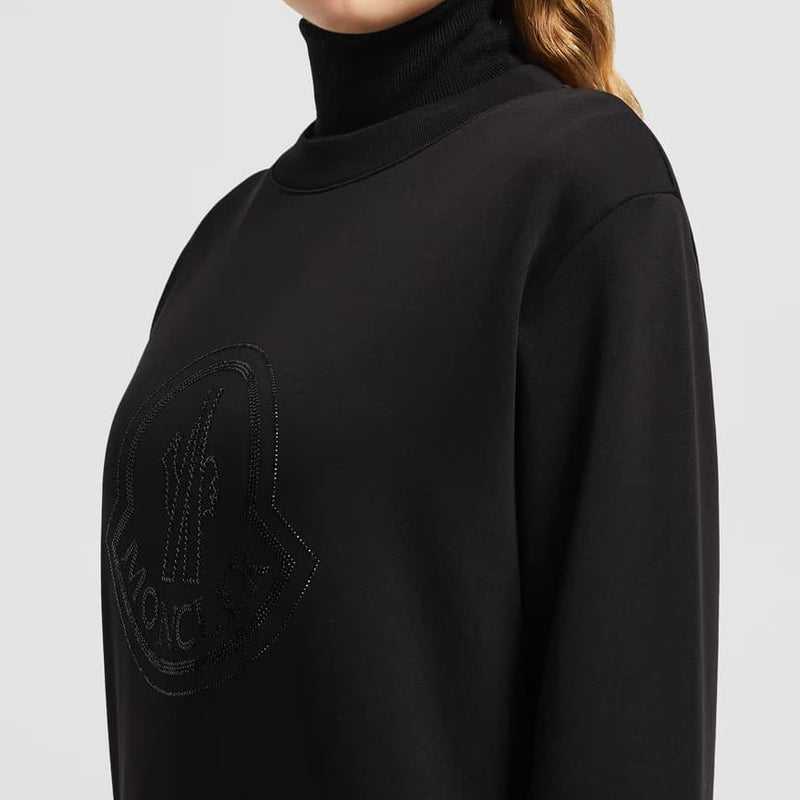 Crystal Logo Cotton Sweatshirt