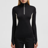 Half-Zip Polo Neck