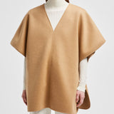 Wool Blend Cape