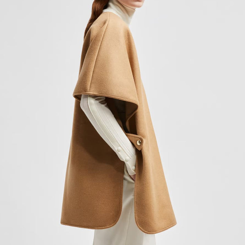 Wool Blend Cape