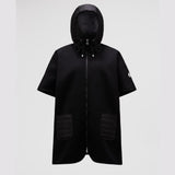 Hooded Wool Down Cape