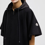 Hooded Wool Down Cape