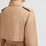 Barbetane Hooded Down Trench Coat