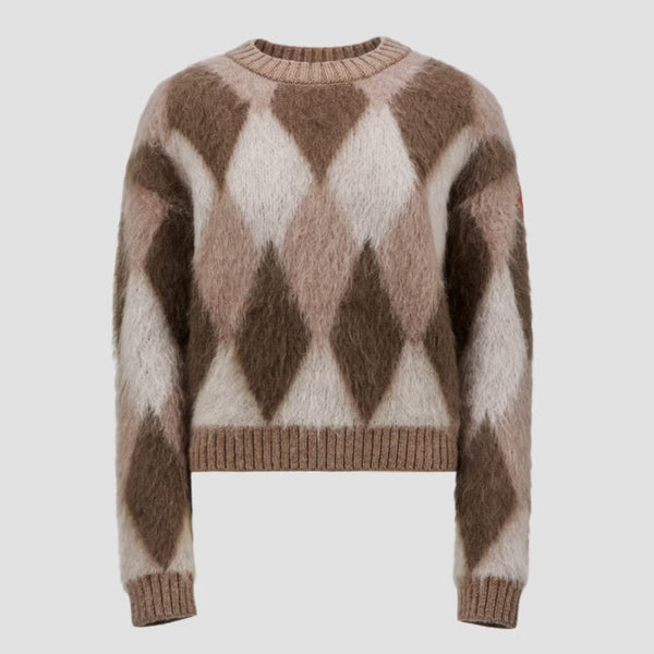 Argyle Wool & Mohair Jumper