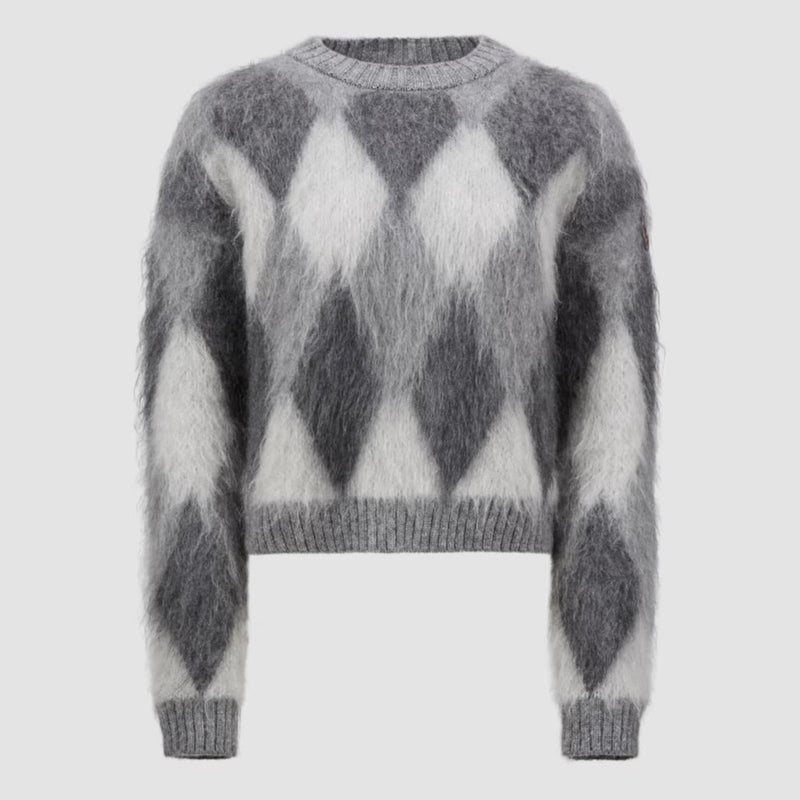 Argyle Wool & Mohair Jumper