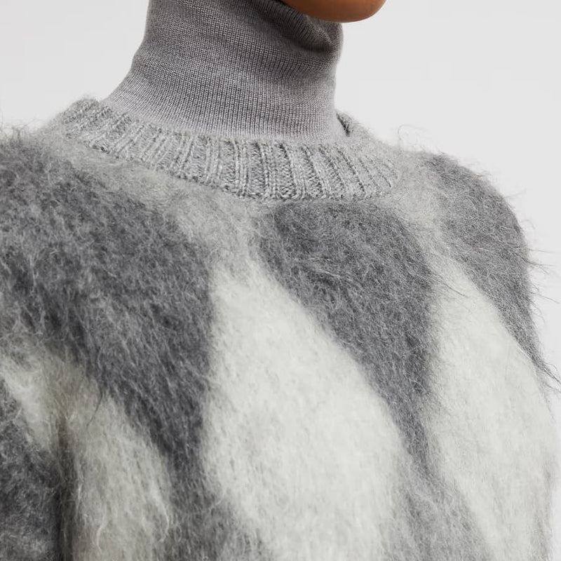 Argyle Wool & Mohair Jumper