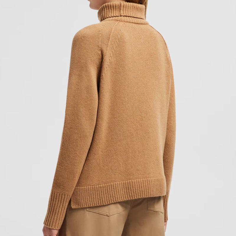 Cashmere & Wool Polo Neck Jumper