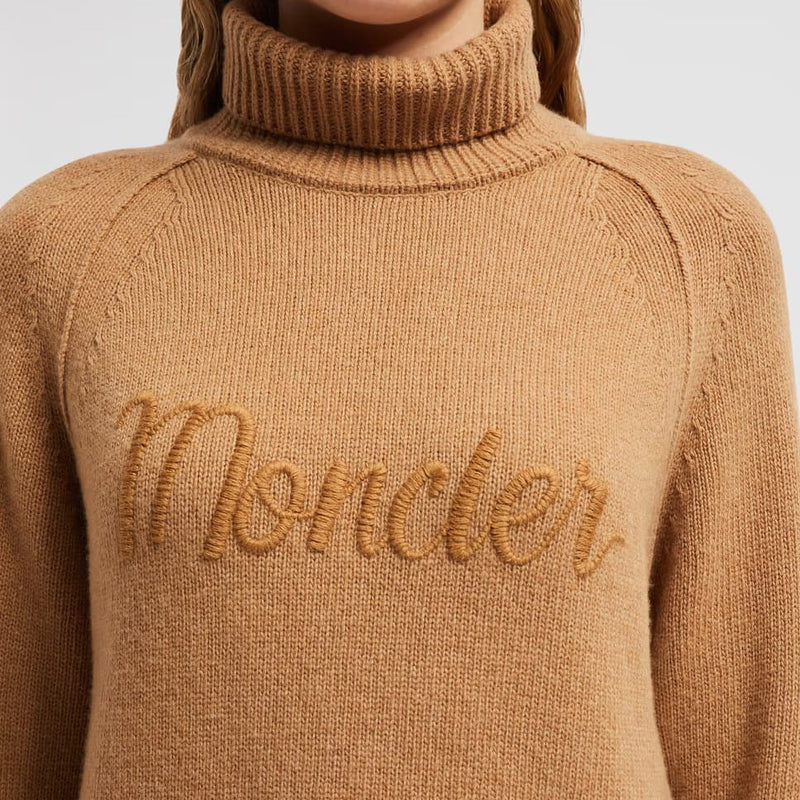 Cashmere & Wool Polo Neck Jumper