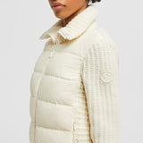 Padded Wool & Cashmere Zip-Up Cardigan