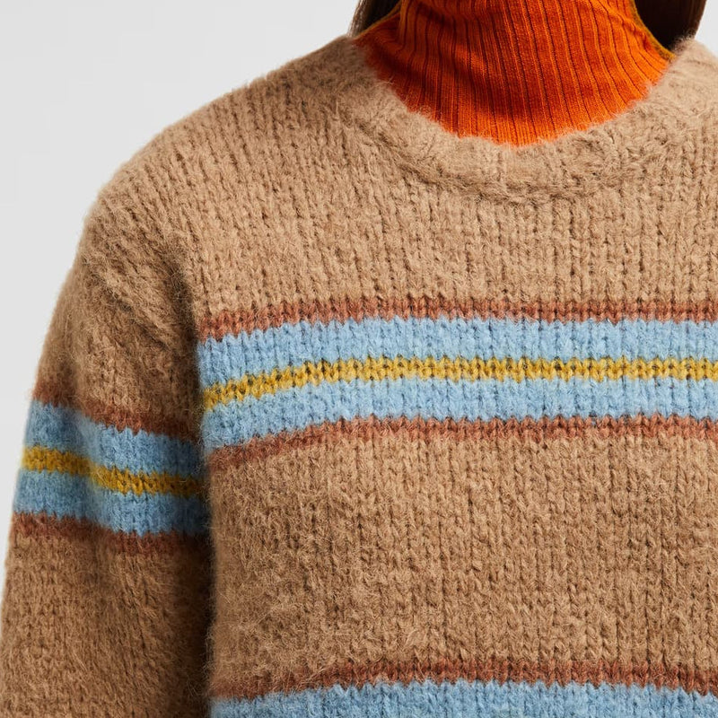 Striped Alpaca Blend Jumper