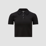 Wool-Trimmed Cotton Polo Shirt