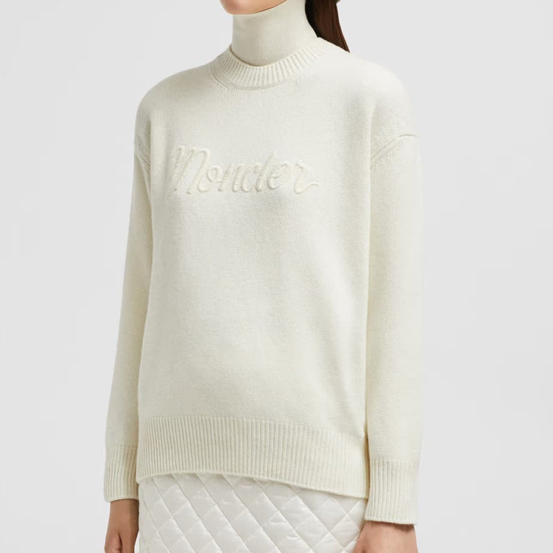 Embroidered Logo Wool & Cashmere Jumper