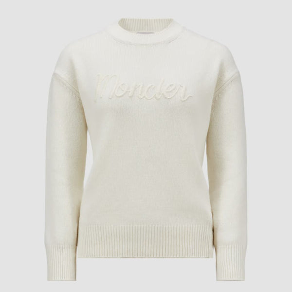 Embroidered Logo Wool & Cashmere Jumper