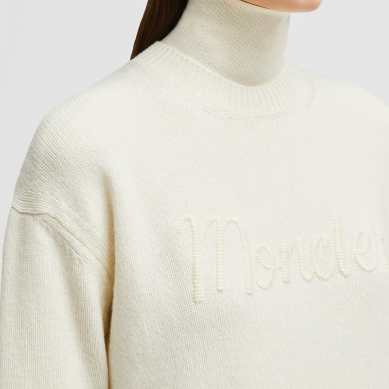 Embroidered Logo Wool & Cashmere Jumper