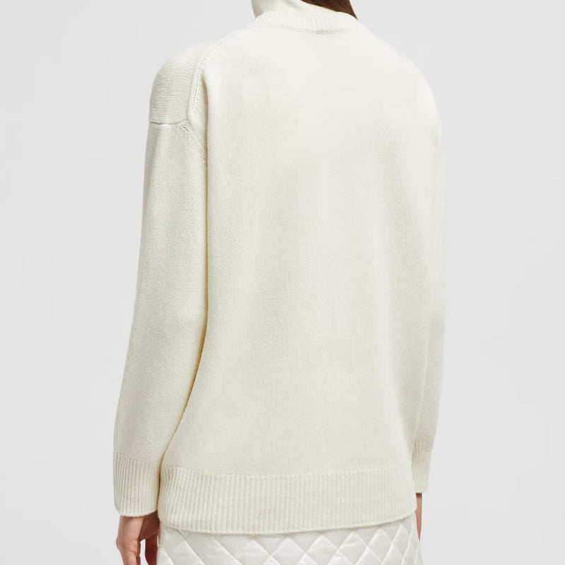 Embroidered Logo Wool & Cashmere Jumper