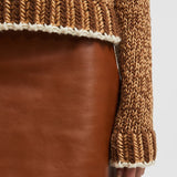 Wool Blend Polo Neck Jumper