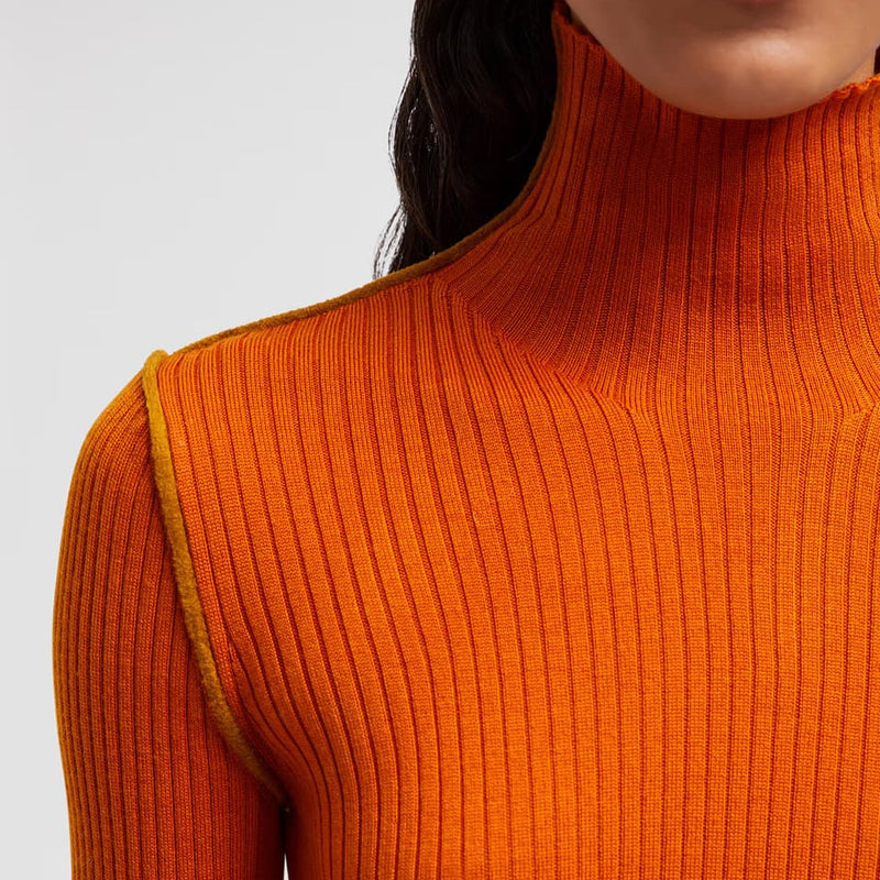 Wool & Cashmere Polo Neck Jumper