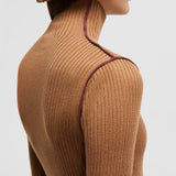 Wool & Cashmere Polo Neck Jumper