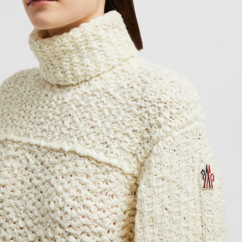 Cotton & Wool Polo Neck Jumper