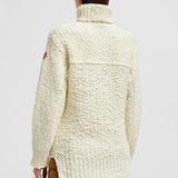 Cotton & Wool Polo Neck Jumper