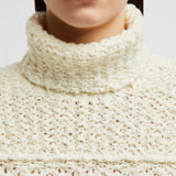 Cotton & Wool Polo Neck Jumper