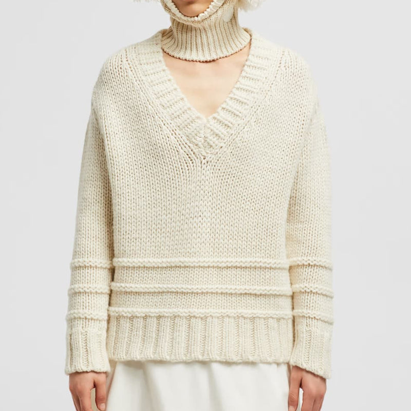 Wool V-Neck Jumper