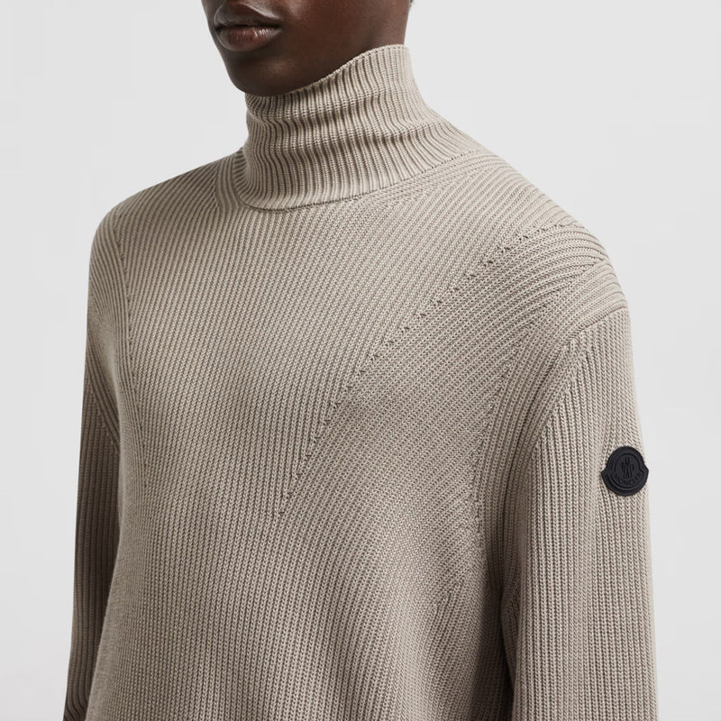 Cotton Polo Neck Jumper