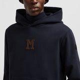 Monogram Patch Cotton Hoodie