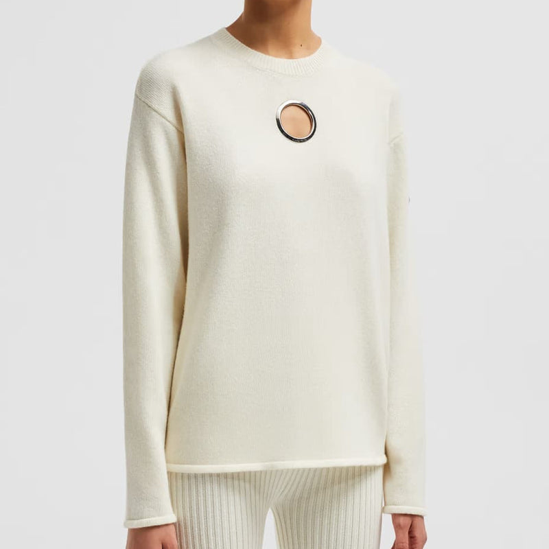 Moncler x Willow Smith Eyelet Wool & Cashmere Jumper