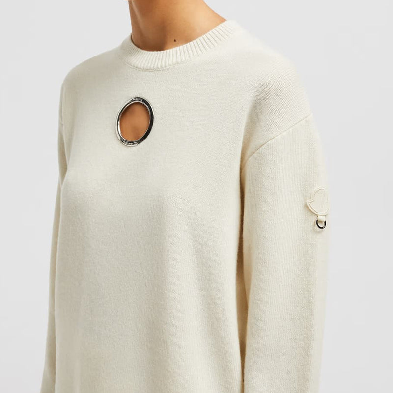 Moncler x Willow Smith Eyelet Wool & Cashmere Jumper