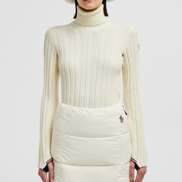 Wool Blend Polo Neck Jumper