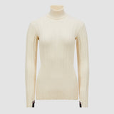 Wool Blend Polo Neck Jumper