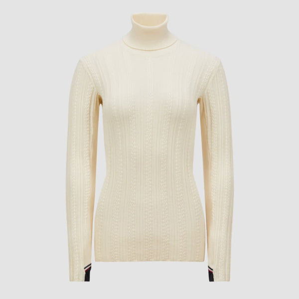 Wool Blend Polo Neck Jumper