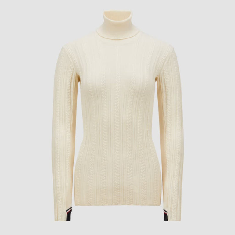 Wool Blend Polo Neck Jumper