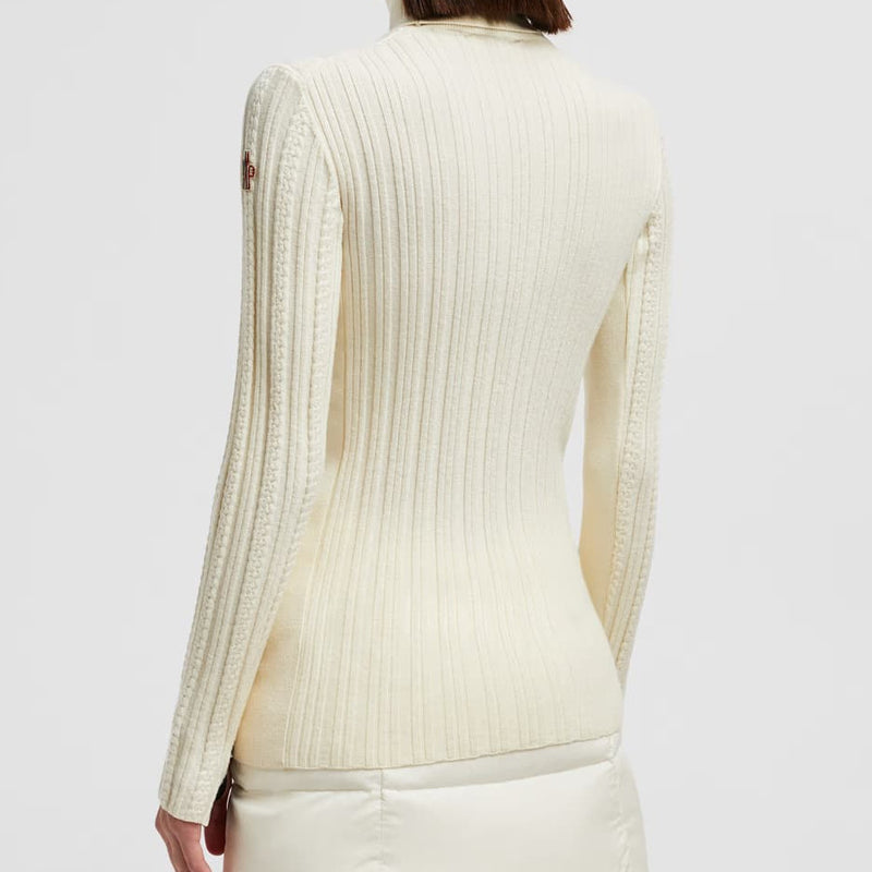 Wool Blend Polo Neck Jumper