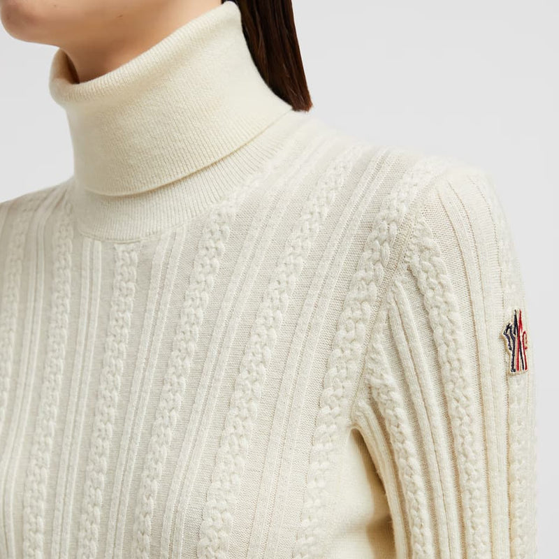 Wool Blend Polo Neck Jumper