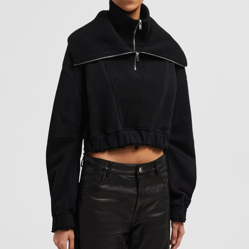 Moncler x Willow Smith Cotton Half-Zip Sweatshirt