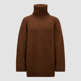 Alpaca & Wool Blend Polo Neck Jumper