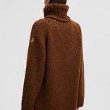 Alpaca & Wool Blend Polo Neck Jumper