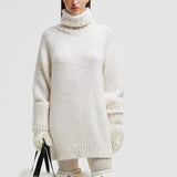 Alpaca & Wool Blend Polo Neck Jumper