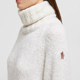 Alpaca & Wool Blend Polo Neck Jumper